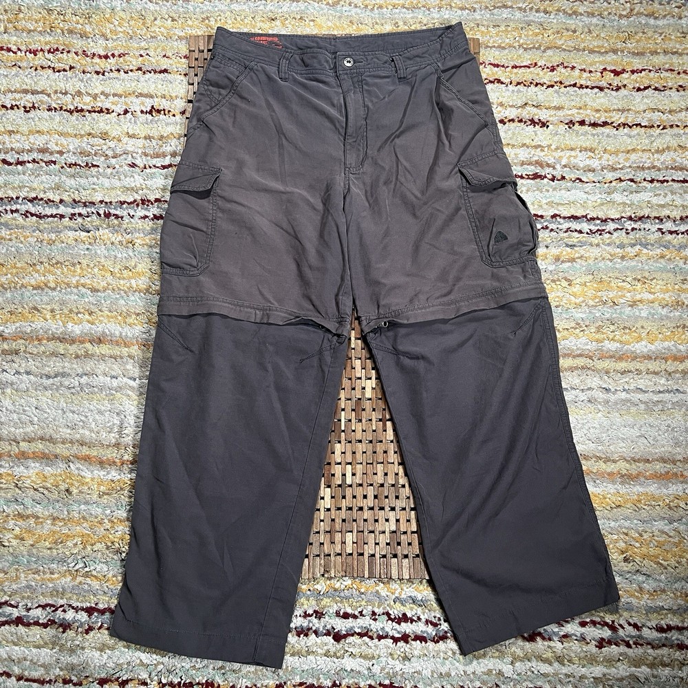 Nike Nikelab Acg Transformer Concertible Cargo Pants Hiking Grey Men’s 34x28