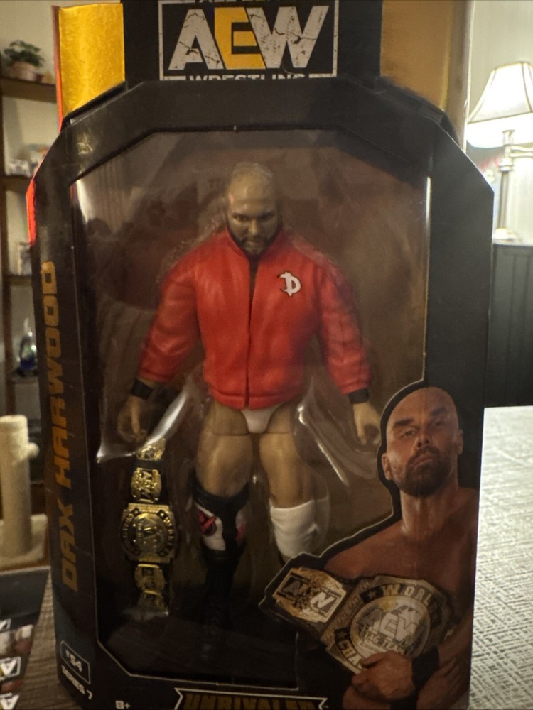 Dax Harwood AEW Unrivaled 7 Jazwares Wrestling Action Figure Collectible
