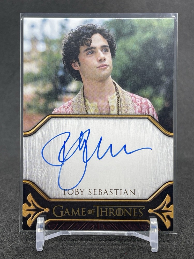 2024 Game of Thrones Legends of the Realm Toby Sebastian Trystane Martell Auto