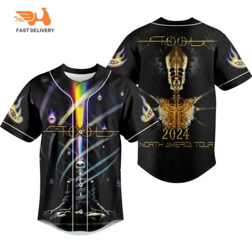 Tool Band 2024 Tour Baseball Jersey, Tool In Concert Print Shirts For Men