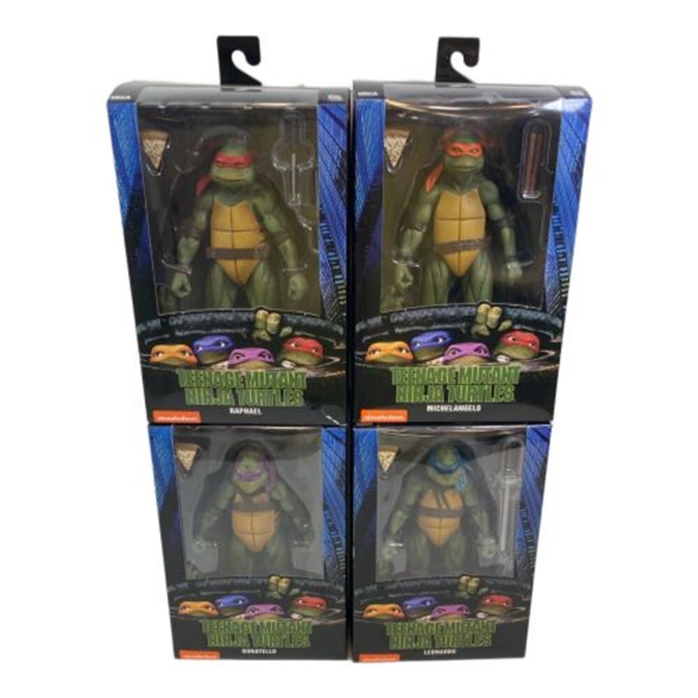NECA Teenage Mutant Ninja Turtles *Raphael box with torn corners 4 Turtles set
