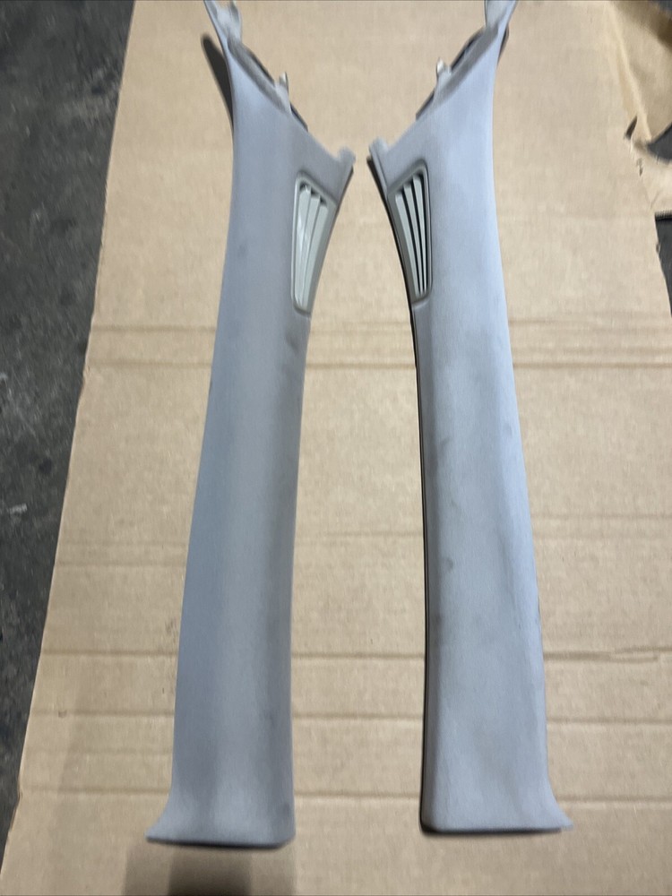 2007 09 INFINITI G35 G37 Sedan  OEM INTERIOR A PILLAR MOLDING PANEL SET (GRAY)