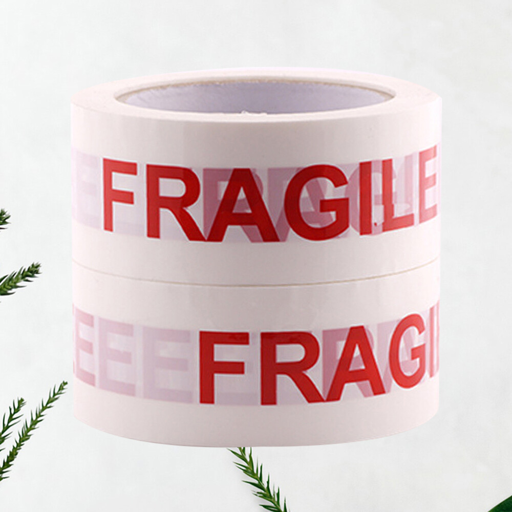 2 Rolls Fragile Warning Sticker Adhesive Sign Moving Labels Do Not Drop