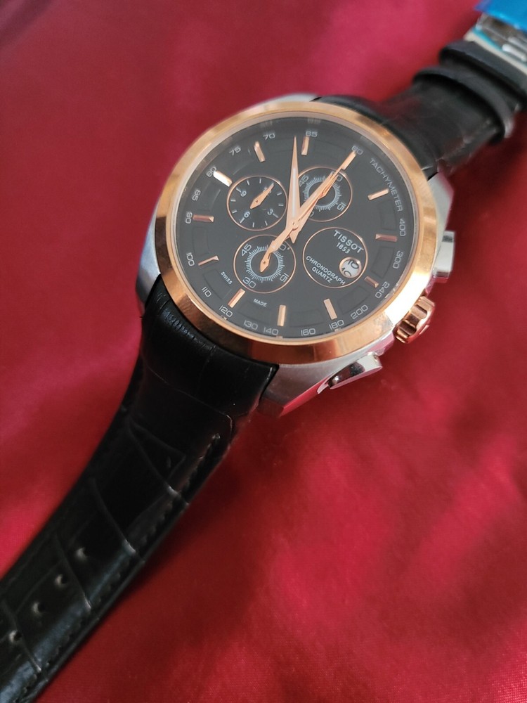 New Tissot Couturier Men's Chronograph Watch with Tachymeter - Stylish & Elegant