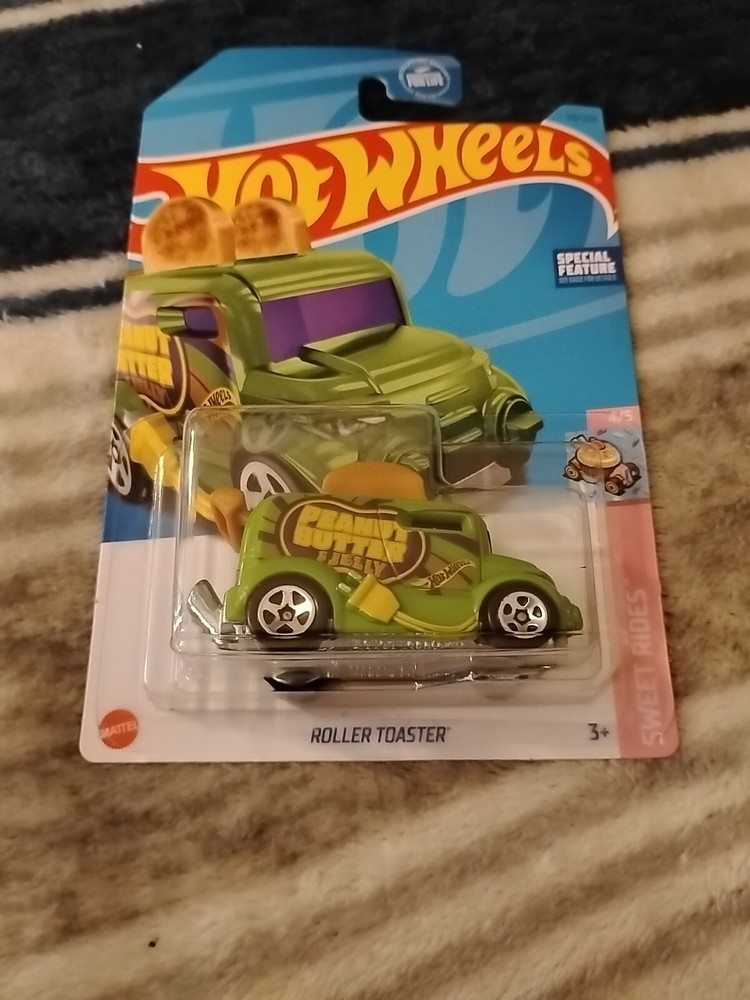 HOT WHEELS ROLLER TOASTER IN GREEN 59/250 SWEET RIDES SERIES 4/5 Brand New!!