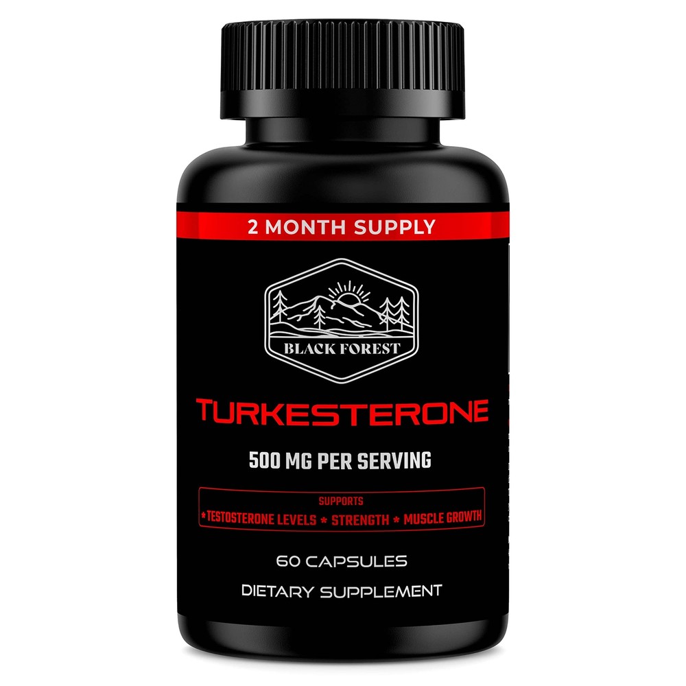 Turkesterone Supplement 500mg Capsule (Max Purity 95% Extract) 2 Months Suppl...