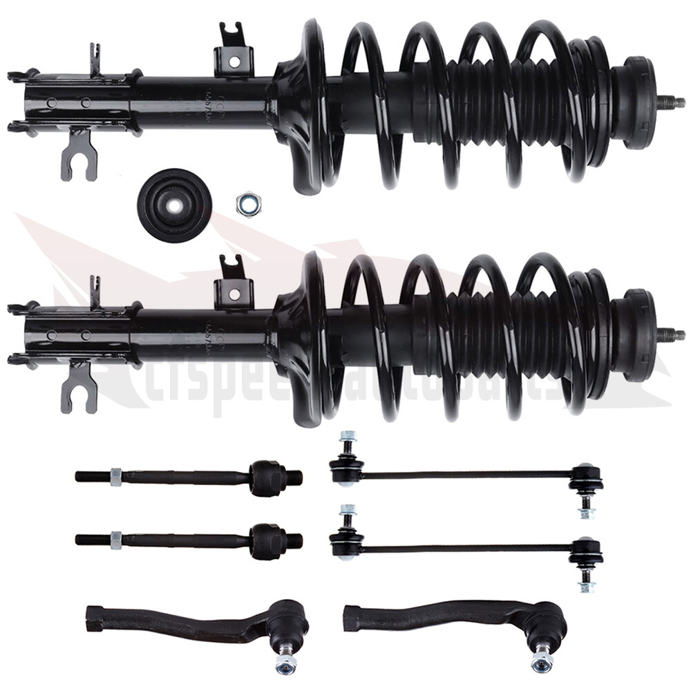 04-11 Chevy Aveo/Aveo5 Front Suspension Kit with Struts Sway Bar & Tie Rods  