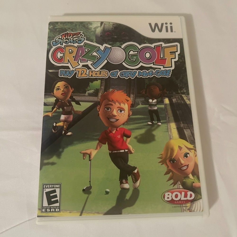 Kidz Sports Crazy Golf (Nintendo Wii, 2008) CIB Tested
