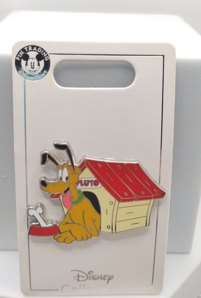Authentic Disney Pluto Dog House And Bone 🦴 Pin Brooch Collectors Item
