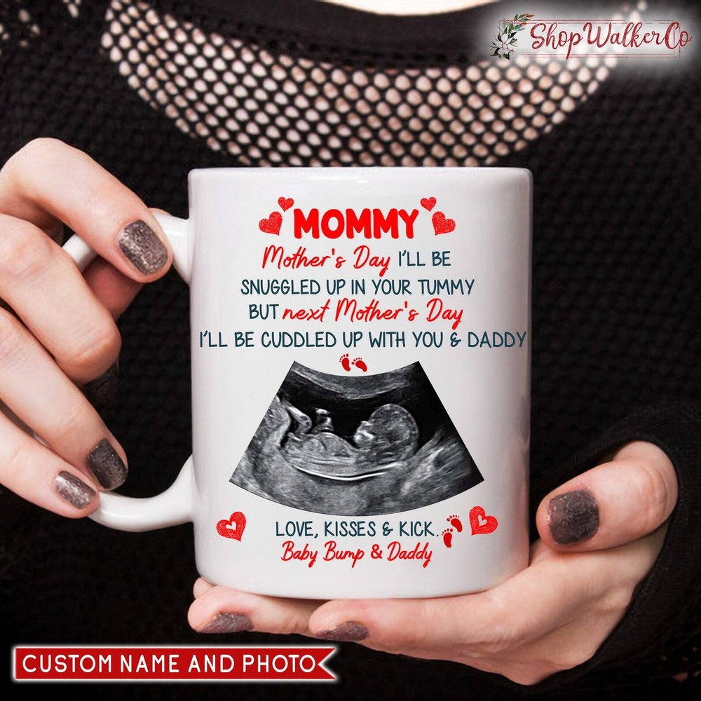 Personalized Dear Mommy Mug First Mother's Day Mug Personalized Baby Ultrasound