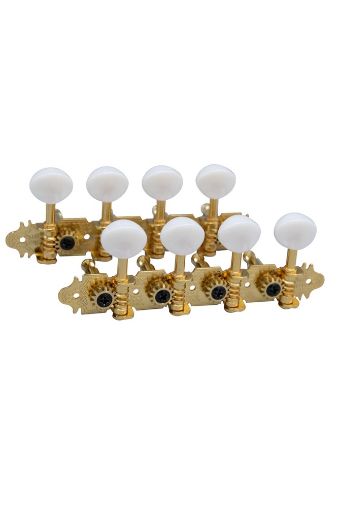 M-123 A-Model Mandolin Tuners - 2 Planks (4+4) - Gold