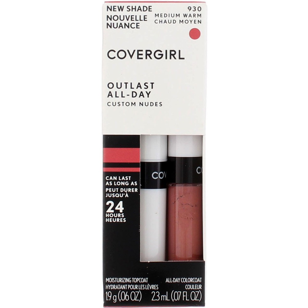 CoverGirl Outlast All-Day Custom Nudes Lip Color 3 Pack - Medium Warm 0.07 fl oz