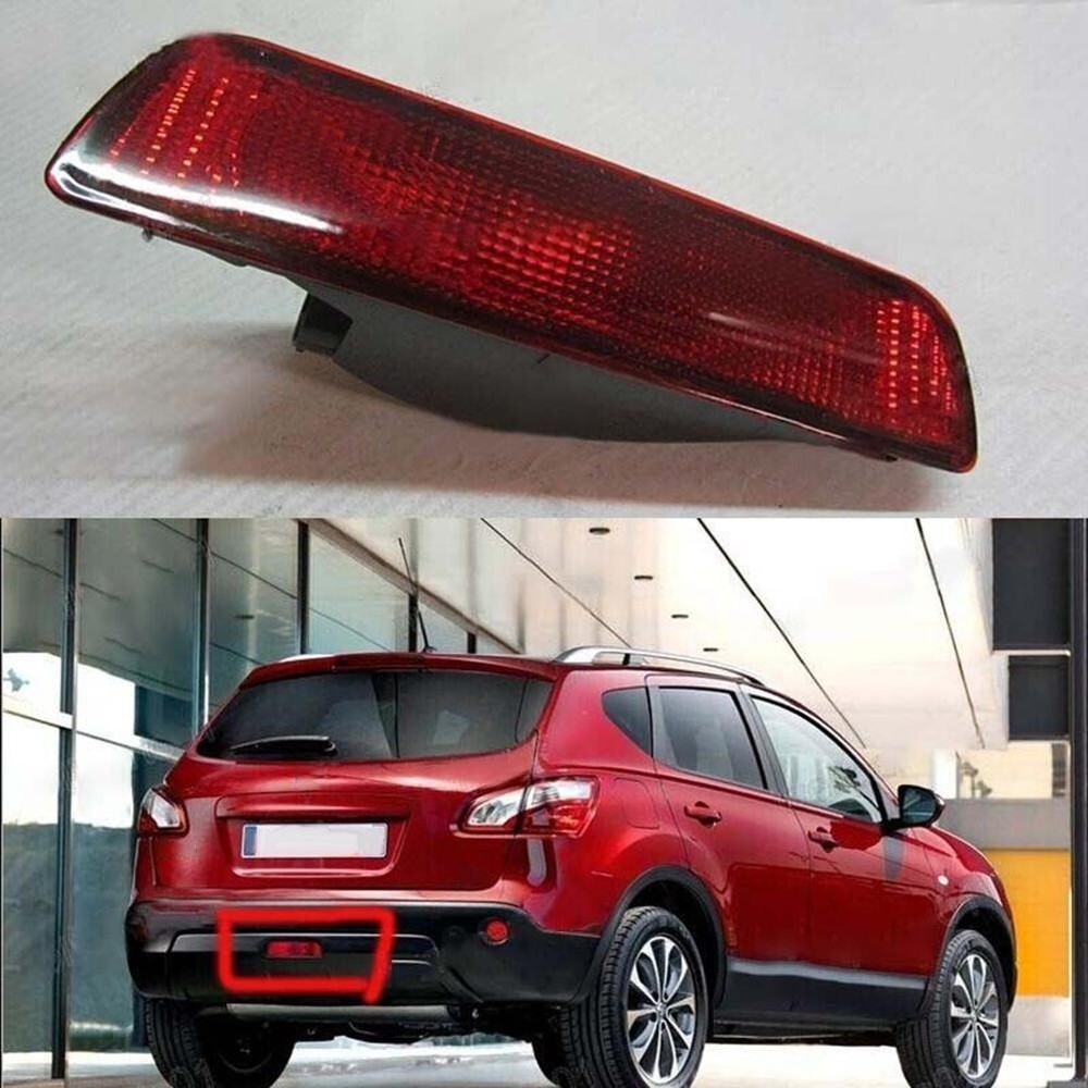 Middle Tail Lamp Fog Light Plastic Replacement Waterproof Car Accessories