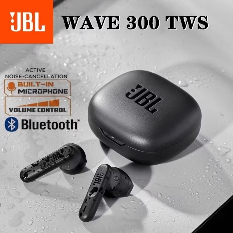JBL WAVE 300 TWS Wireless Bluetooth Earbuds in Black