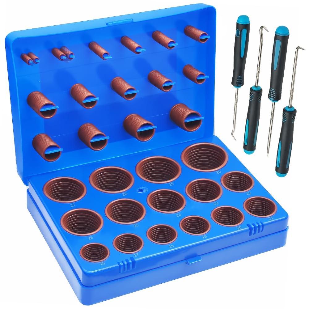 396PCS Viton O-Ring Kit 30 Sizes Metric FKM 75A Seal Assortment