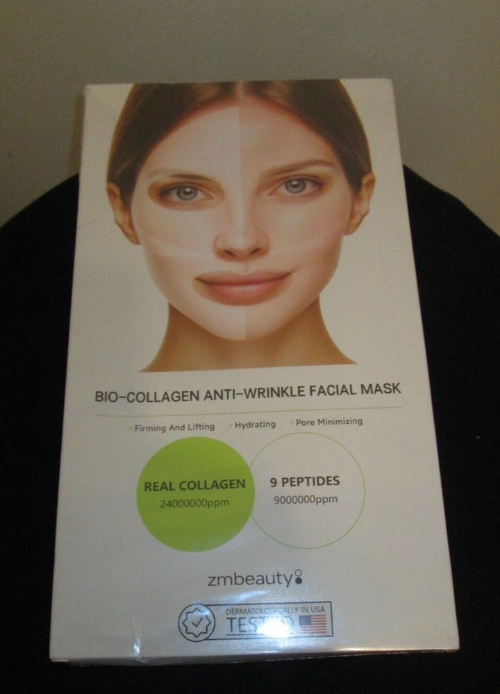 zm beauty Bio-Collagen Anti-Wrinkle Facial Mask New Sealed Exp. 8/2027