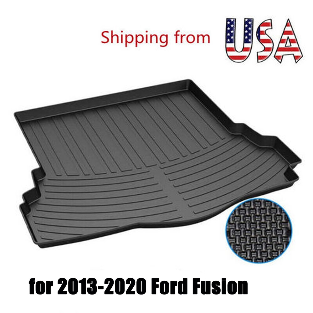 fit for 2013-2020 Ford Fusion Gas Engine Rear Cargo Trunk Liner Floor Carpet