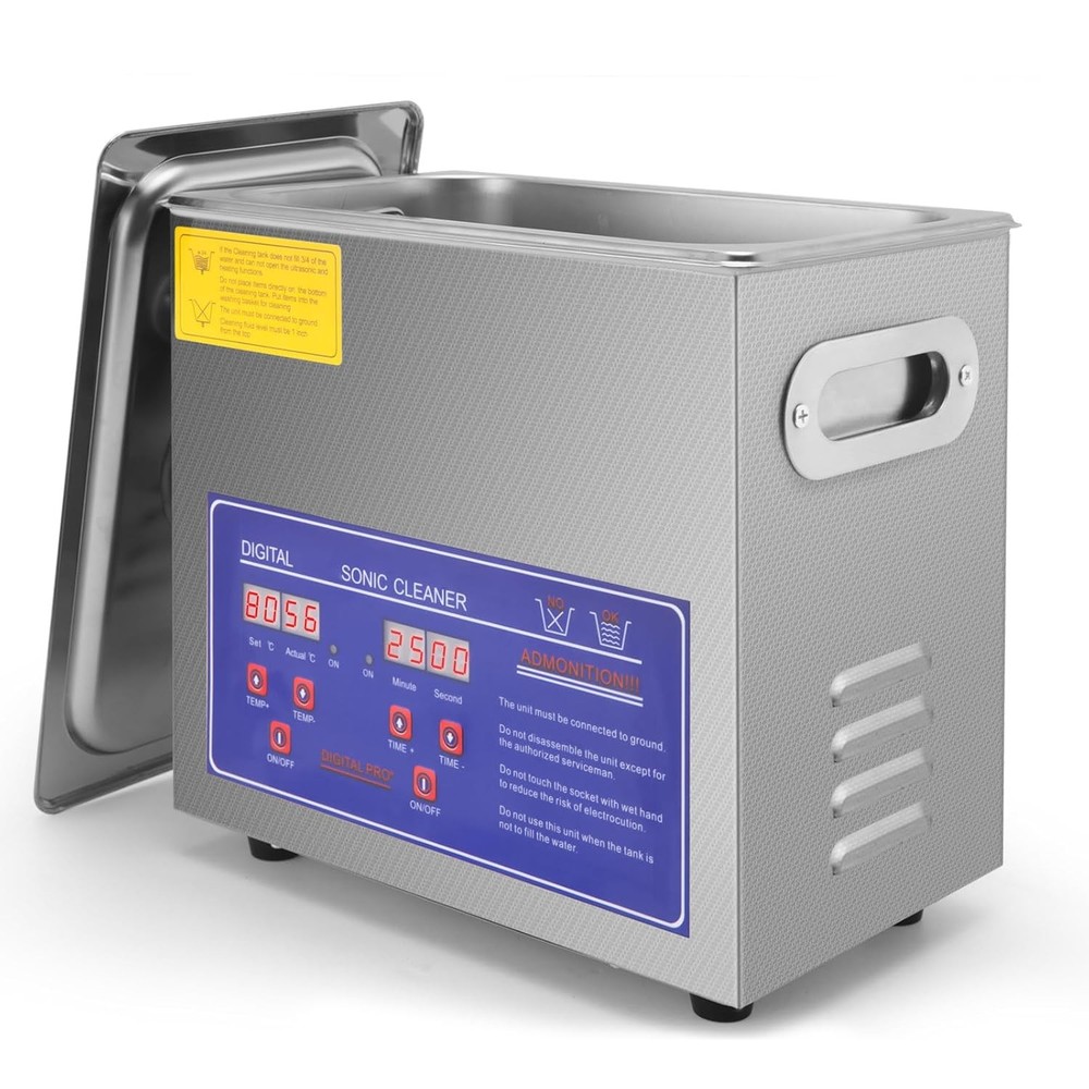 Stainless Steel Digital Ultrasonic Parts Cleanization 3L Lab Commercial