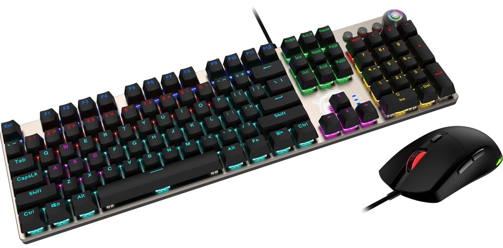 Forge GK310 Combo RED US RGB Mechanical Gaming Keyboard & Mouse Set