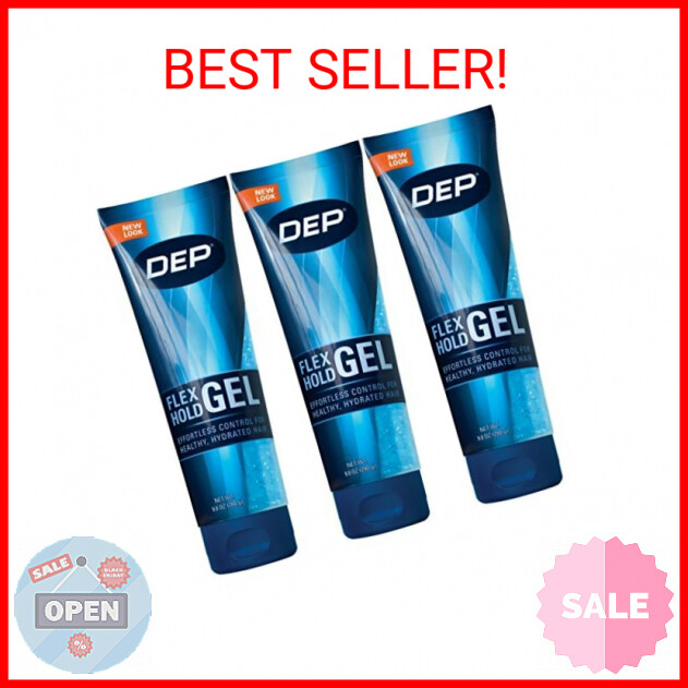 DEP Sport Endurance Hair Styling Gel, 9.8 Ounce (Pack of 3)