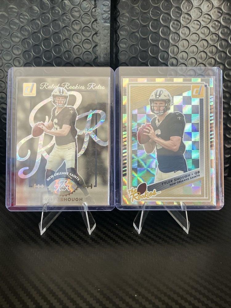 2025 Donruss Tyler Shough Rated Rookie Retro #14 & The Rookies #17 ( 2 Card Lot)