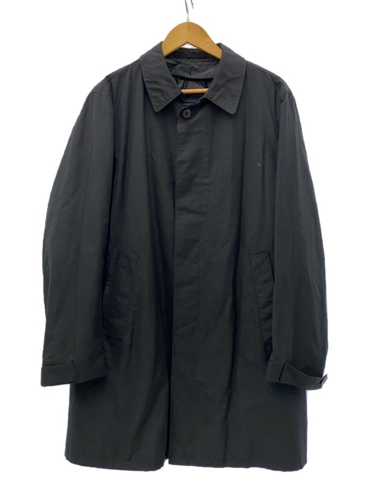 Herno  Steel Collar Coat/52/Cotton/Blk/Plain 3400