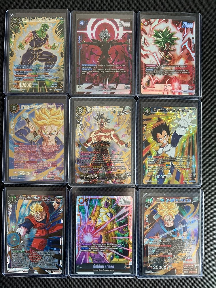 Dragon Ball z Lot Cards