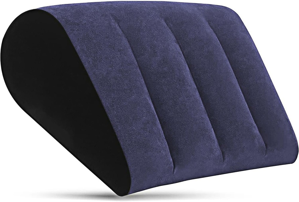 Wedge Leg Elevation Pillow Fast Inflating Deflation(Blue)