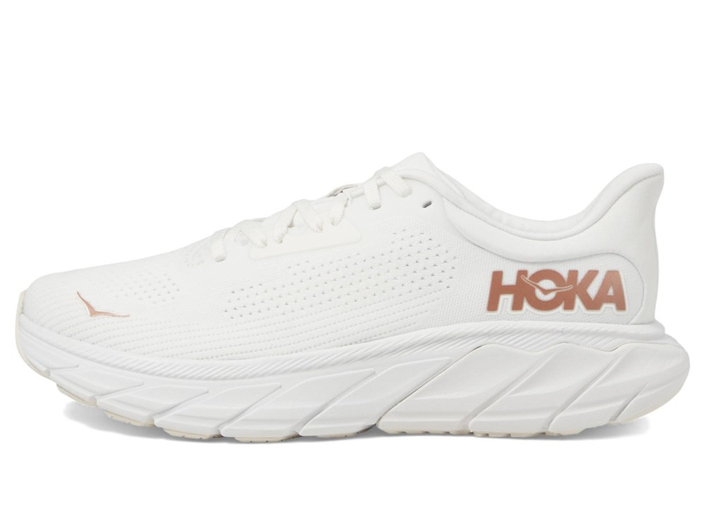 Size 7 - Hoka One One HOKA Arahi 7 Blanc De Blanc Rose Gold W