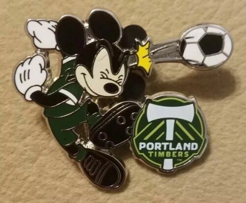 Rare Walt Disney Pin Mickey Mouse MLS Soccer Portland Timbers Collectible