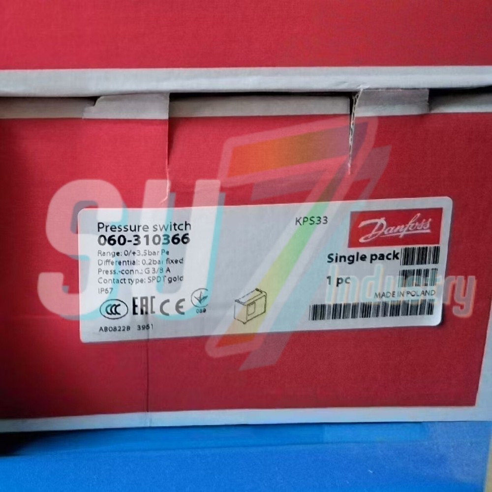 DANFOSS KPS33 060-310366 Pressure Switch 1pc New In Box