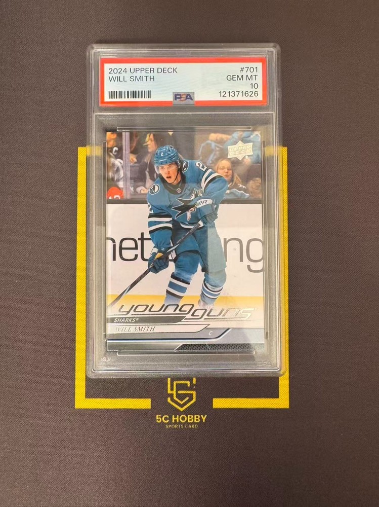 2024-25 Upper Deck Extended Series Young Guns Will Smith PSA 10 FCOU
