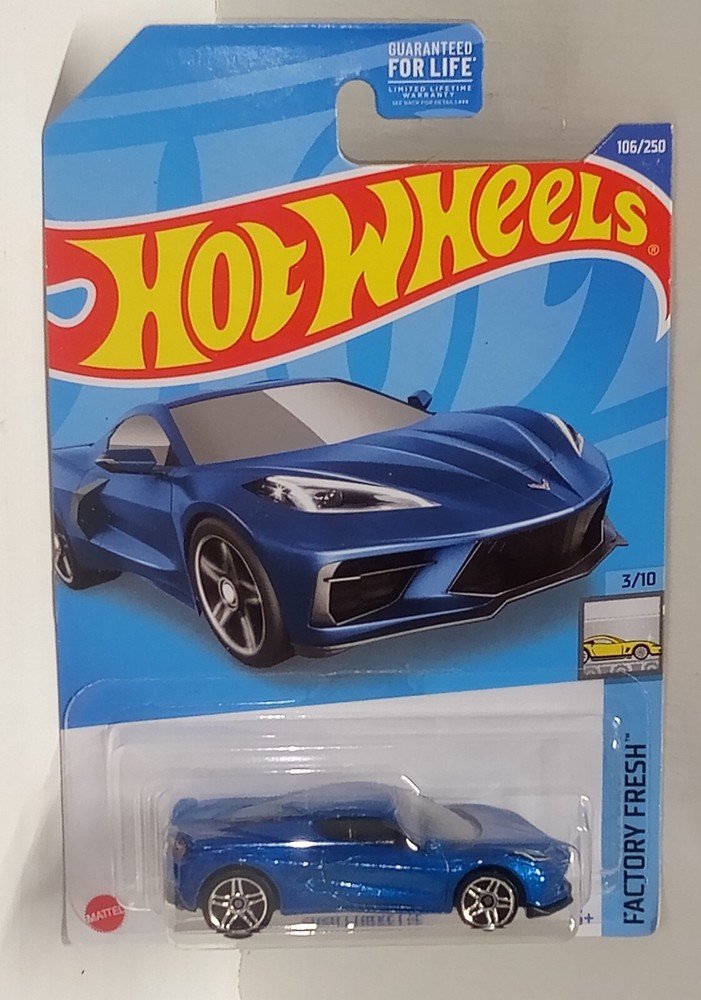 2022 Hot Wheels 2020 Corvette 106/250 HCW39 Factory Fresh 3/10 Blue