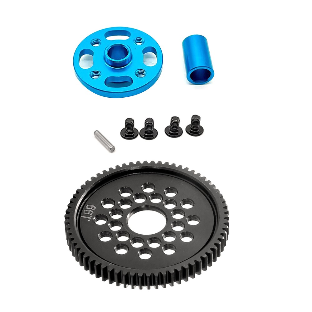 66T High-Speed Steel Spur Gear for TAMIYA TT-02 RC Car Upgrade