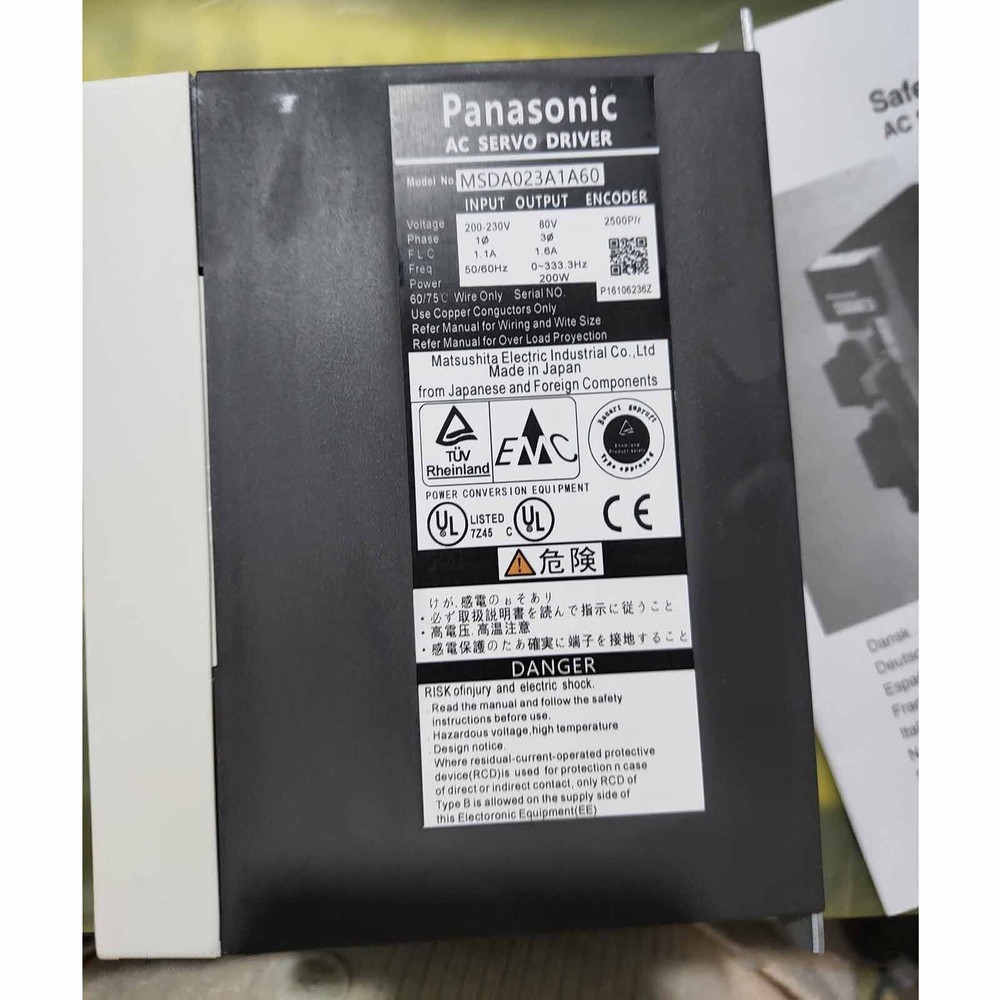1PC Used AC Servo Driver MSDA023A1A60 Tested #A6-37