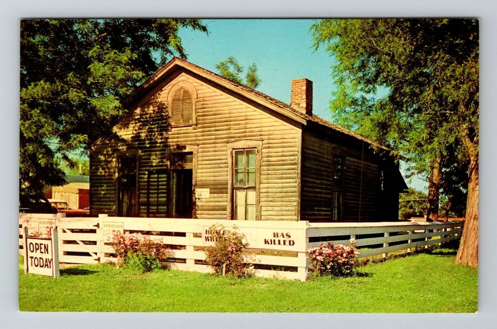 St Joseph MO-Missouri, Historic Jesse James Home, Vintage Postcard