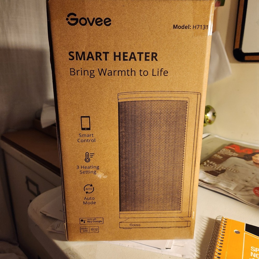 Govee Smart Electric Heater H7131 New in Box Easy to use keep warm nicely!