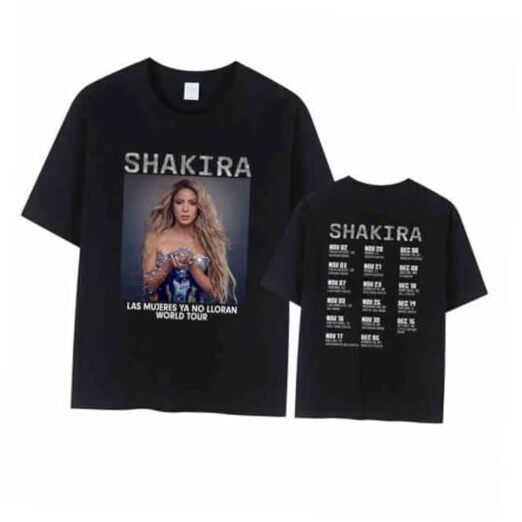 Unisex T-shirthakiras Name Custom New Album Las Mujeres No Lloran Concert S