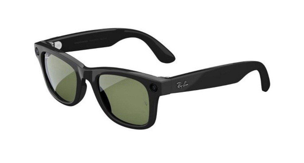 ✅NEW✅ Ray-Ban | Meta Wayfarer Smart Glasses - Shiny Black Frames, Green Lenses ✅
