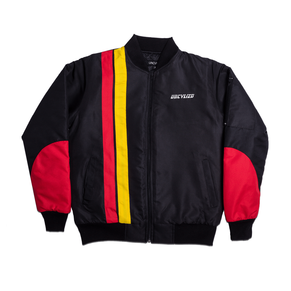 Black X-Large Bomber Jacket for Men - Stylish & Comfortable