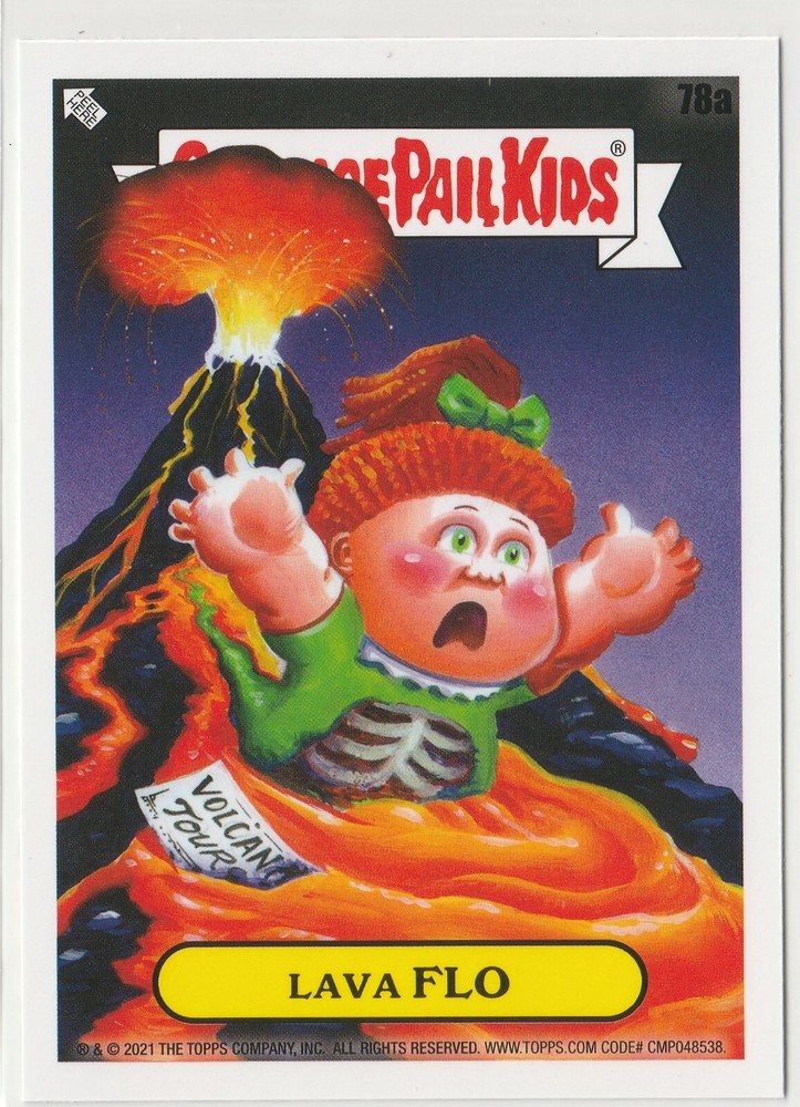 Garbage Pail Kids GPK Lava Flo #78a 2021 Vacation Series Card