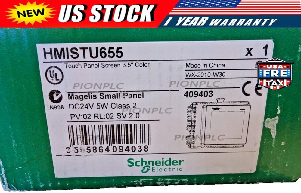 Schneider Electric HMISTU655 Touch Panel Screen 3.5” Color Terminal HMI
