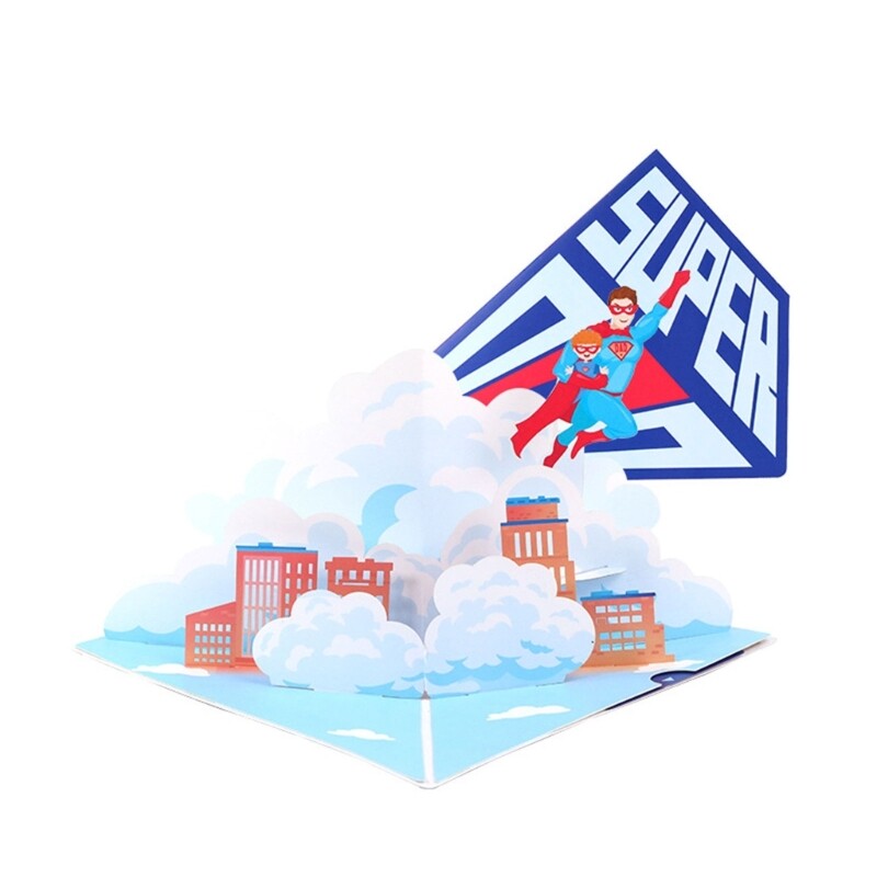 Fathers Day Card Birthday Pop-Up Card for Dad Son Husband Grandpa-image