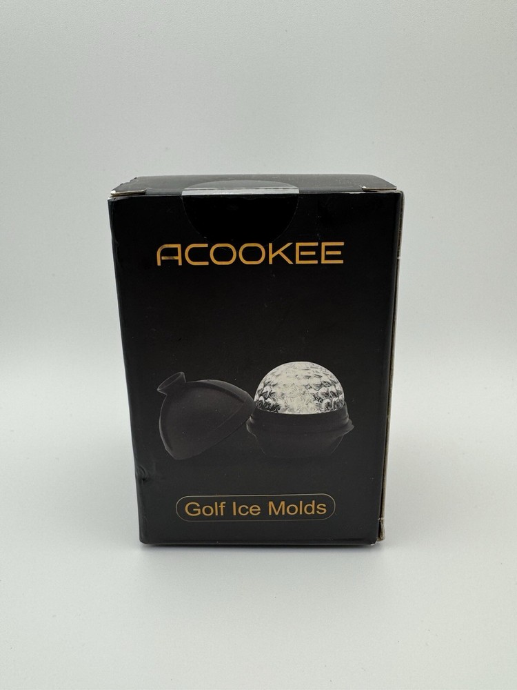 Novelty Golf Ball Ice Maker Mold Set of 2 Funny Golf Gifts for Men Golfers Gol