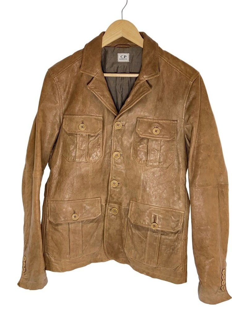 C.P.Company Leather Jacket Blouson/48/Sheep Leather/Cml 3370