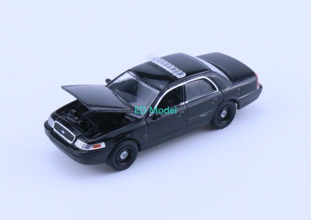 BN Greenlight 1:64 Black Crown Victoria CV Police Model Diecast Metal Car