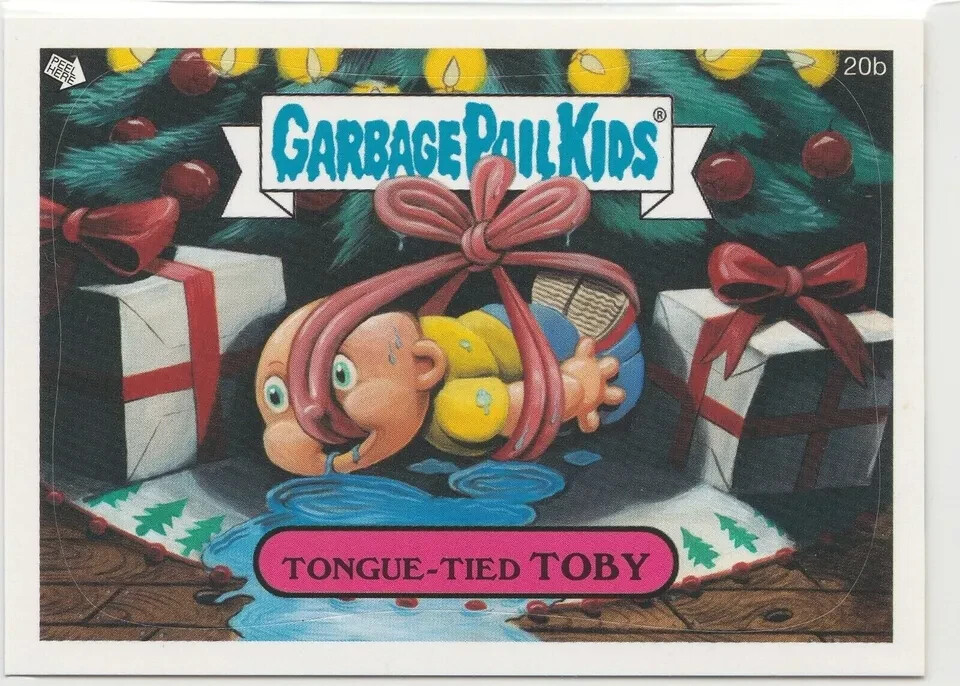Tongue-Tied Toby #20b Garbage Pail Kids GPK 2006 ANS5 All-New Series 5