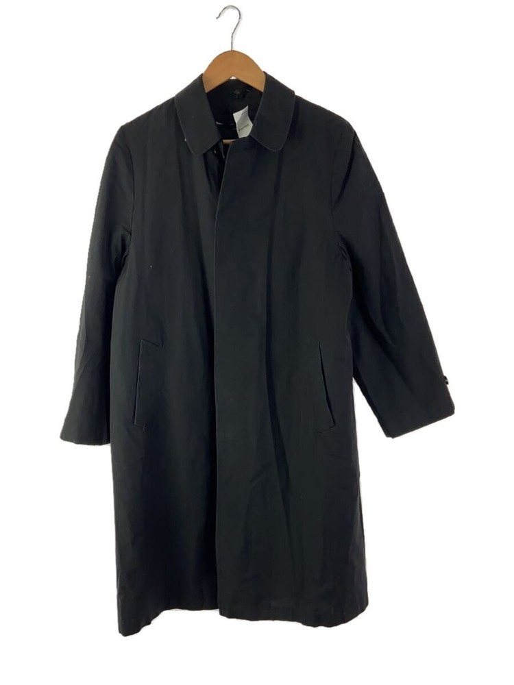 Steel Collar Coat/-/-/Blk/Plain Color// 3395