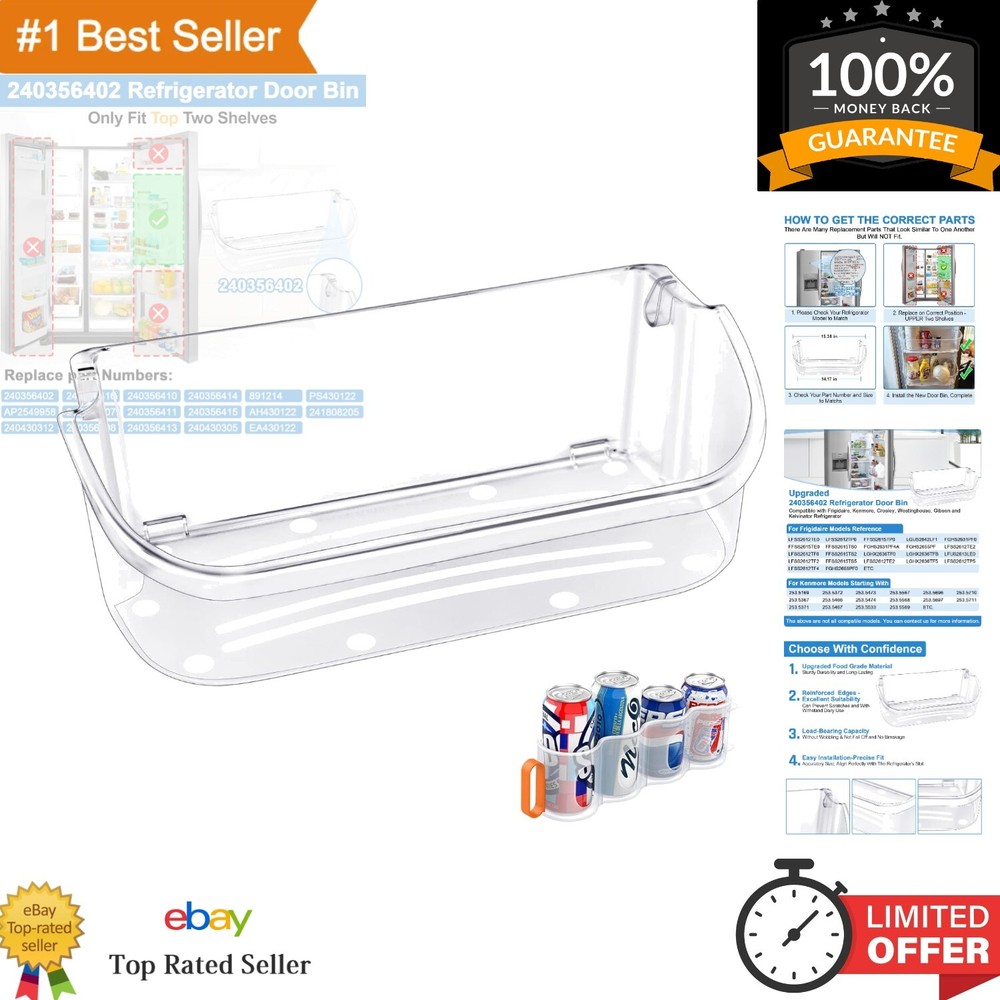 Upgrade Your Frigidaire with 240356402 Door Bin & Organizer for Optimal Storage