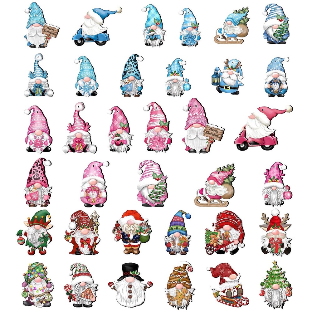 Wooden Gnome Ornaments 24X Dwarf Pendant Christmas Gnome Hangings wondeful